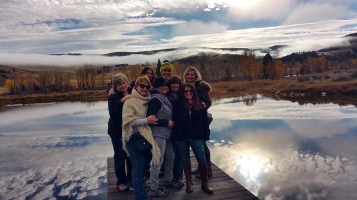 Team Alpine visiting the Ranch in 2014