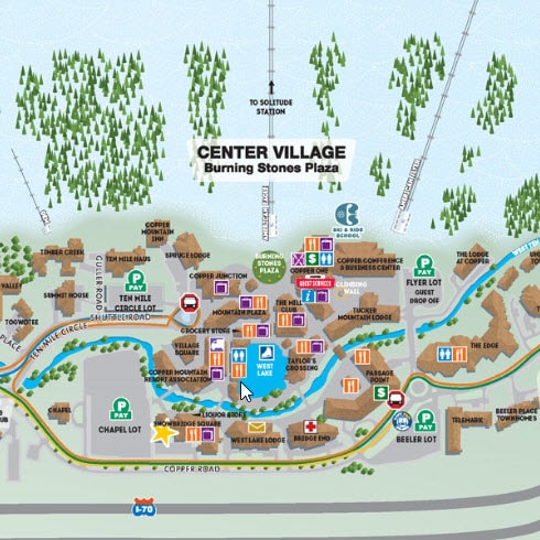 Copper Mountain Center Village Map Copper Mountain - Alpine Adventures - Luxury Ski Vacationsalpine Adventures  – Luxury Ski Vacation Travel Booking & Packages